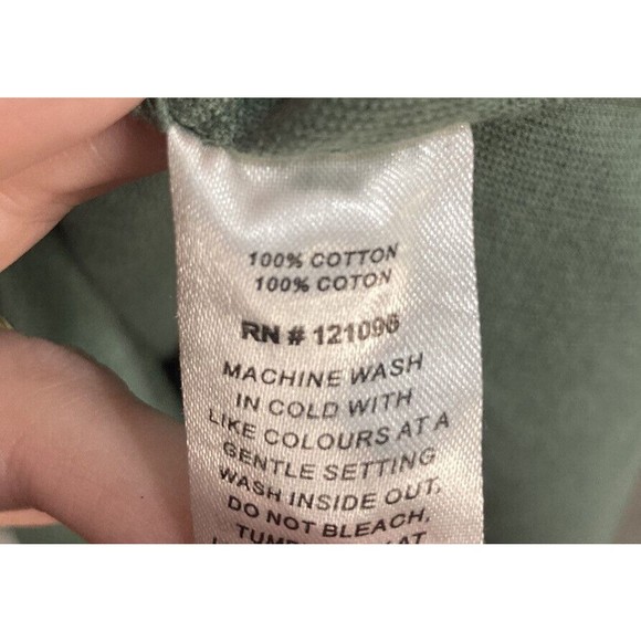 Michael Bastian Button Down Corduroy Shirt Mens Medium Sage Green - Picture 5 of 6